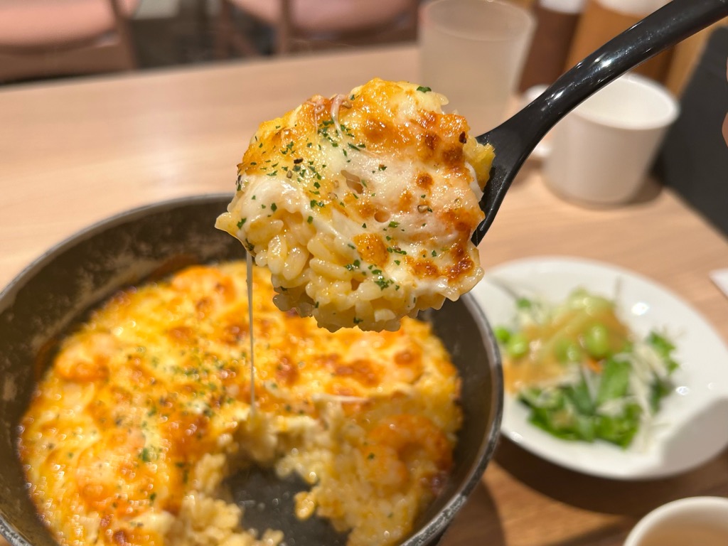 池袋・サンシャインシティの「チーズ＆ドリア.スイーツ」でドリア